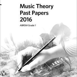 Music Theory Past Papers 2016, ABRSM Grade 1