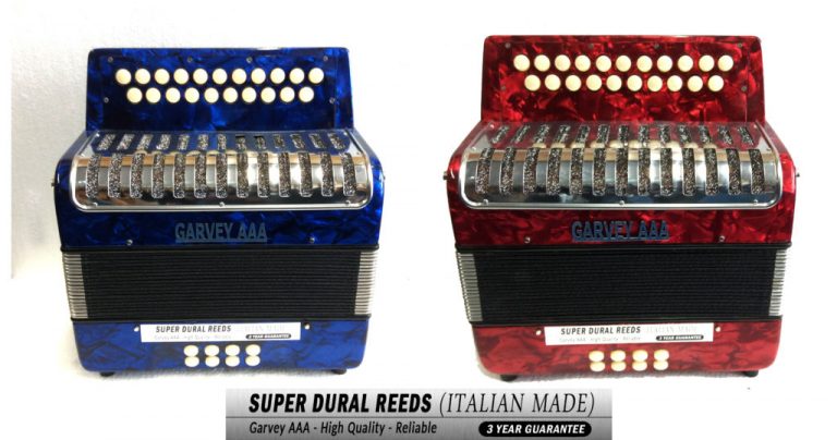 Garvey AAA Blue Button Accordion B/C