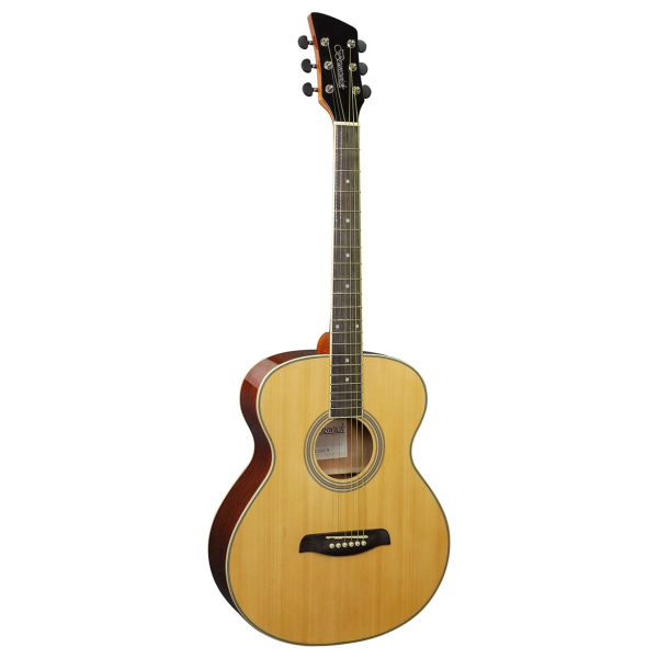 Brunswick BFL200 Grand Auditorium Guitar Natural Left Handed