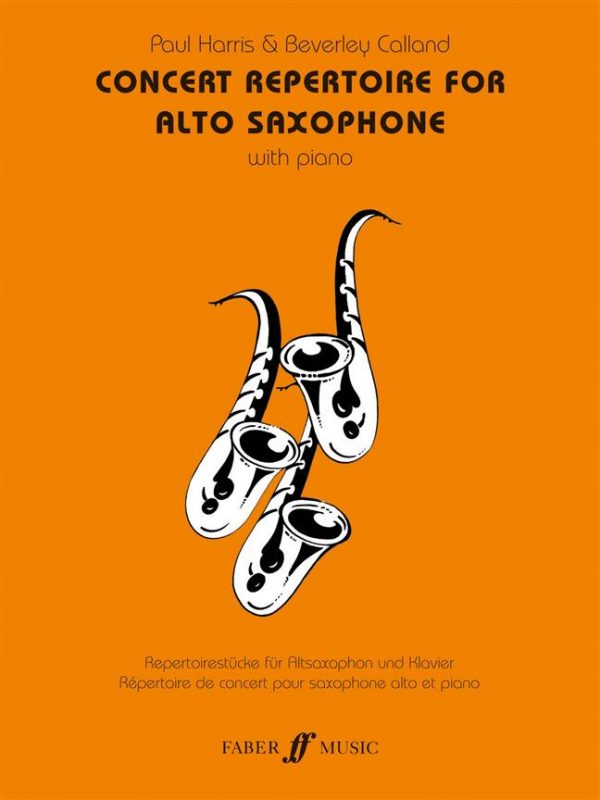 Paul Harris Concert Repertoire For Alto Saxophone