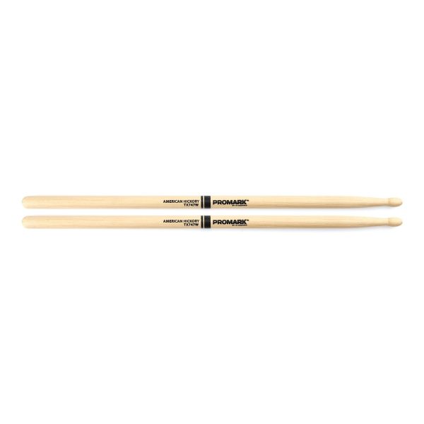 Promark Classic Forward 747 Hickory Drumsticks Wood Tip