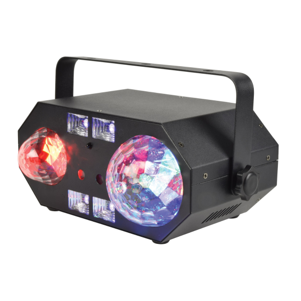 QTX Tetra LED Moonflower + Ripple + Strobe/UV + Laser Effect