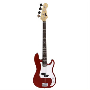 Trax PB1 Bass Guitar Red