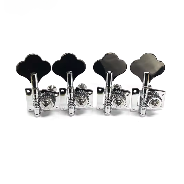 Trax Bass Guitar Machine Head 4 in Line Chrome