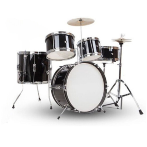 Trax Junior 5 Piece Drum Kit Black