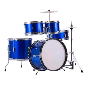 Trax Junior 5 Piece Drum Kit Blue