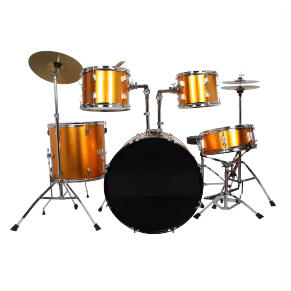 Trax TDK1 5 Piece Starter Drum Kit Gold