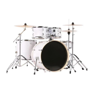 Trax TDK2 5 Piece Starter Drum Kit White