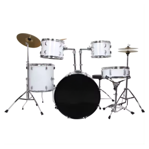 Trax TDK1 5 Piece Starter Drum Kit White