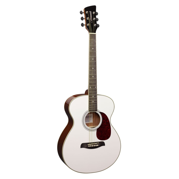 Brunswick BF200 Folk Guitar White