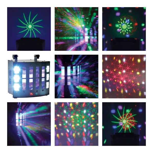 QTX Surge 4 In 1 LED + Laser Effect