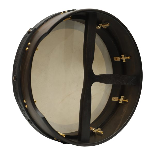 Heartland 14"x 4" Tunable Bodhran T Bar Deep Tune Ebony