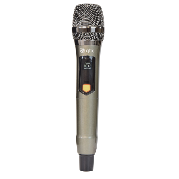 QTX J-MIC Dual UHF Handheld Microphone System