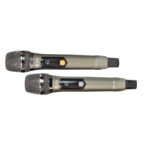 QTX J-MIC Dual UHF Handheld Microphone System