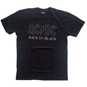 AC/DC Unisex T Shirt Back In Black