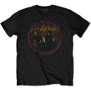 Def Leppard Unisex T Shirt Vintage Circle