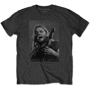 David Gilmour Unisex T Shirt On Microphone Half Tone