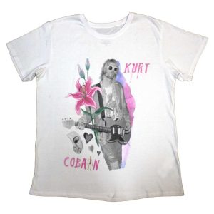 Kurt Cobain Unisex T Shirt Flower