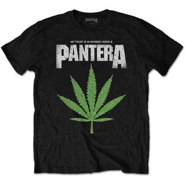 Pantera Unisex T Shirt Whiskey 'n Weed XX Large