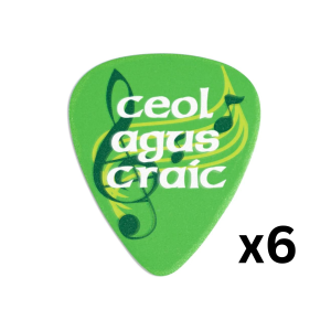 Ceol Agus Craic Guitar Pick 6 Pack