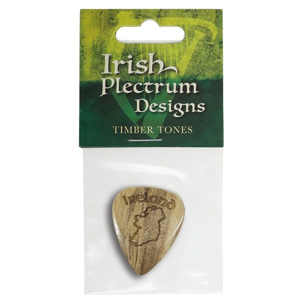 Map of Ireland Wooden Plectrum