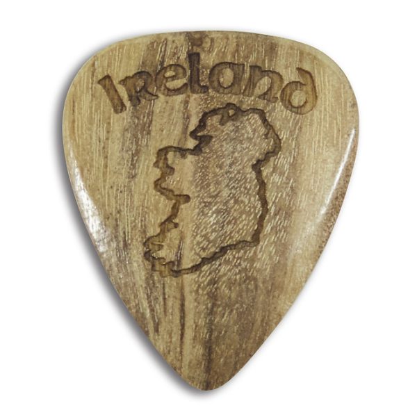 Map of Ireland Wooden Plectrum