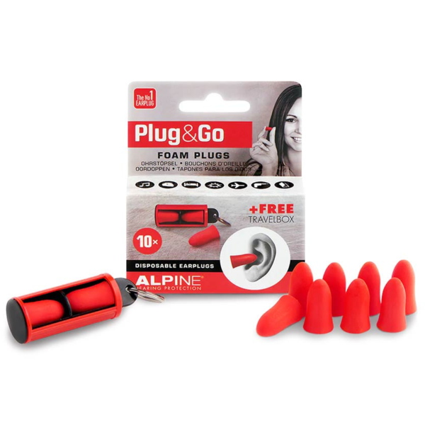 Alpine ALP-PG10 Hearing Protection Plug & Go Ear Plugs