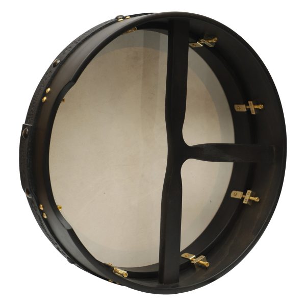 Heartland 16"x 4" Tunable Bodhran T Bar Deep Tune Ebony