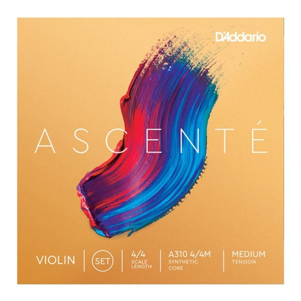 Daddario A310 Ascente Violin String Set 4/4 Medium Tension