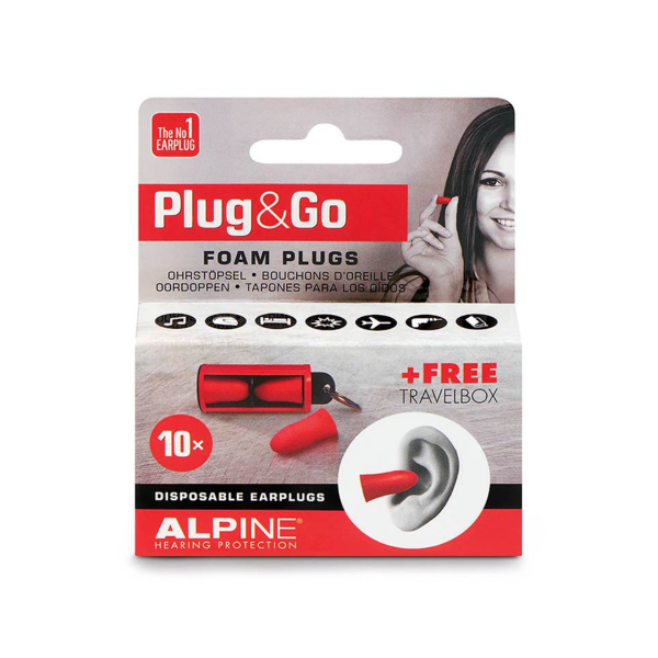 Alpine ALP-PG10 Hearing Protection Plug & Go Ear Plugs