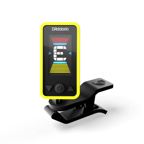 Daddario PWCT17 Eclipse Tuner Chromatic Headstock Tuner Yellow