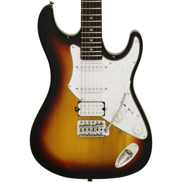 Aria 714 STD Electric Guitar 3 Tone Sunburst