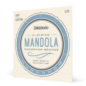 Daddario EJ72 Phosphor Bronze Mandola Strings Light 14-49