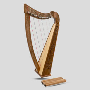 Heartland 22 String Boru Harp Walnut