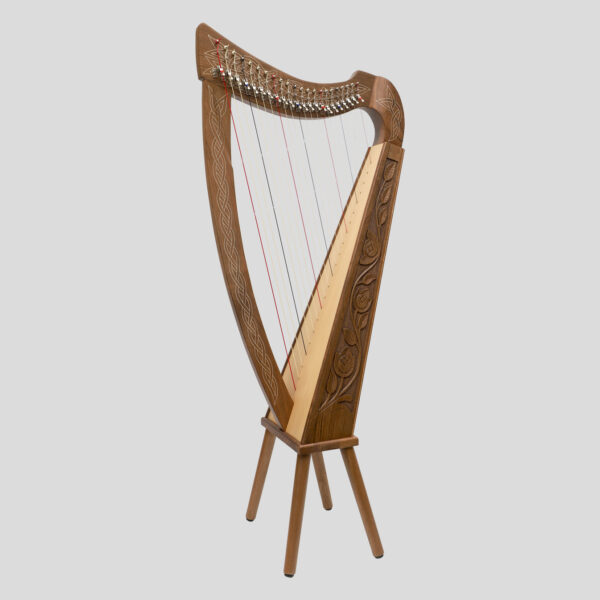 Heartland 22 String Boru Harp Walnut