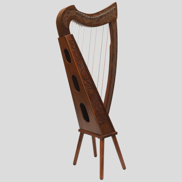 Heartland 22 String Boru Harp Rosewood