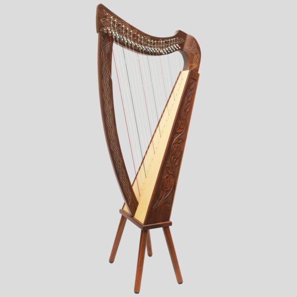 Heartland 22 String Boru Harp Rosewood