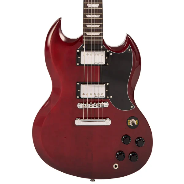 Vintage V69 Coaster Series Electric Guitar Cherry Red