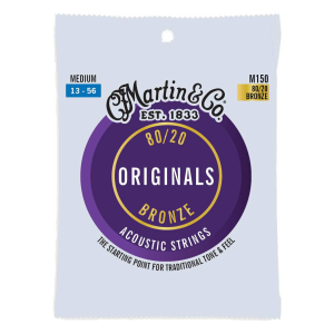 Martin M150 Original 80/20 Acoustic Strings 13-56