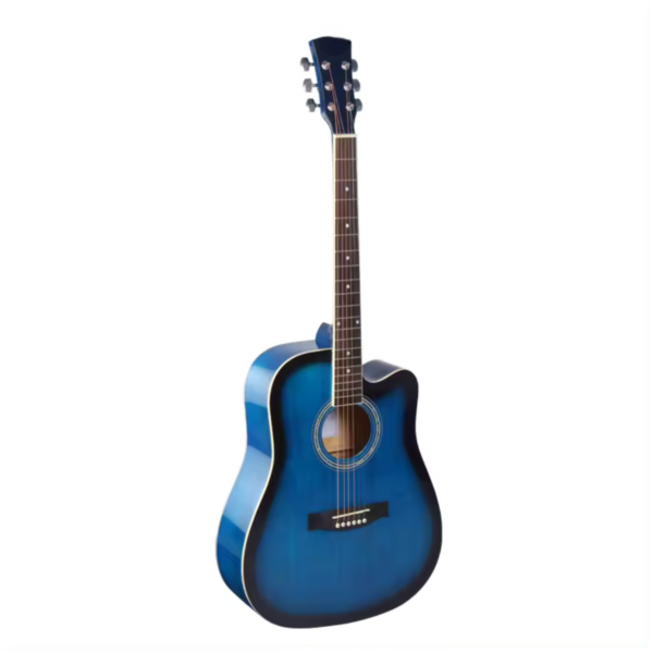 Trax MA41Q Dreadnought Acoustic Guitar Blue Guitar Pack