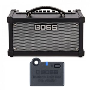 Boss Dual Cube LX Guitar Amplifier with BT Dual Bluetooth Adaptor