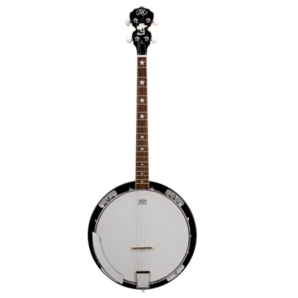 SX BJ404 Tenor 4 String Banjo With Bag