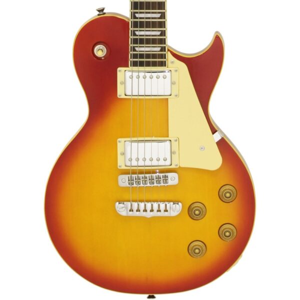 Aria PE350 STD Electric Guitar Single Cutaway Aged Cherry Sunburst