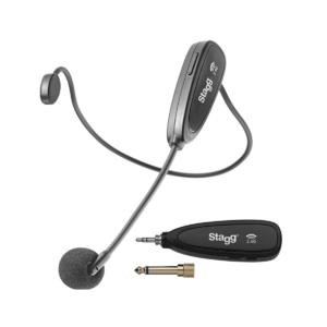 Stagg SUW 12H-BK Wireless Headset Microphone Set 2.4 GHz Black